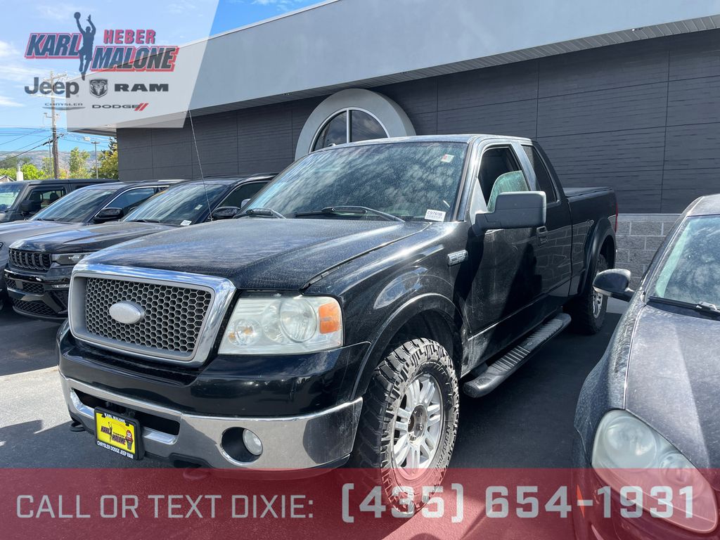 Black 2006 Ford F-150 Pickup Truck Four-Wheel Drive 4-Speed Automatic Overdrive