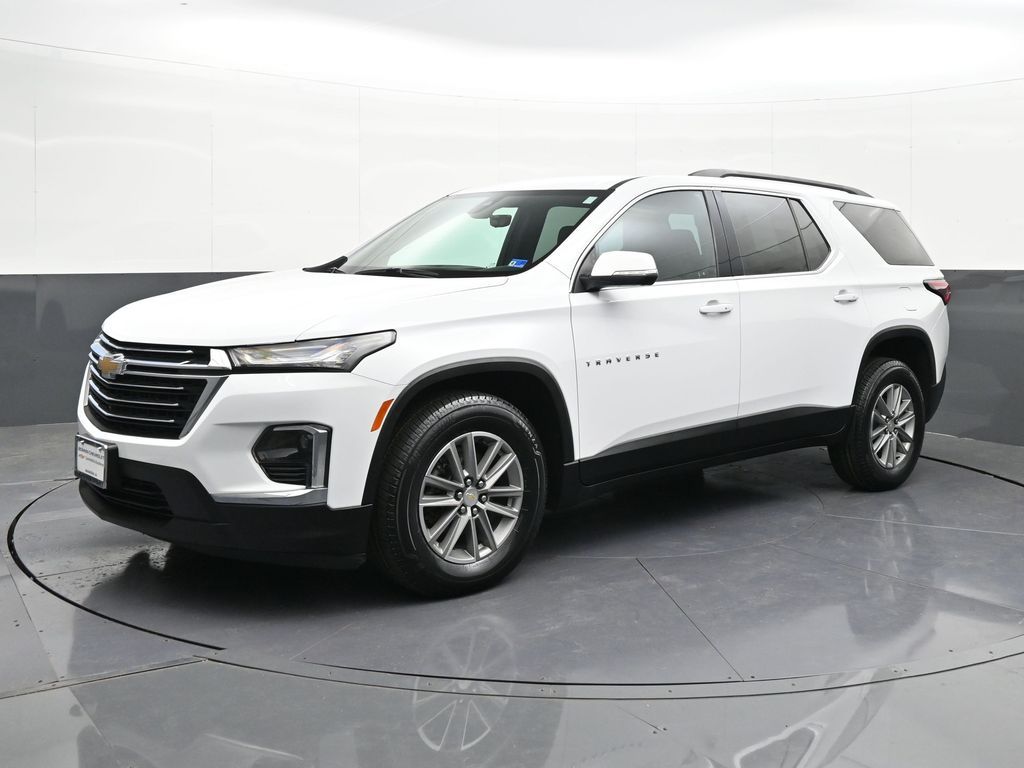 Summit White 2023 Chevrolet Traverse LT Leather AWD SUV / Crossover Four-Wheel Drive 9-Speed Automatic