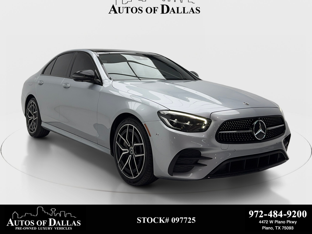 Silver 2022 Mercedes-Benz E-Class Sedan Rear-Wheel Drive 9-Speed Automatic