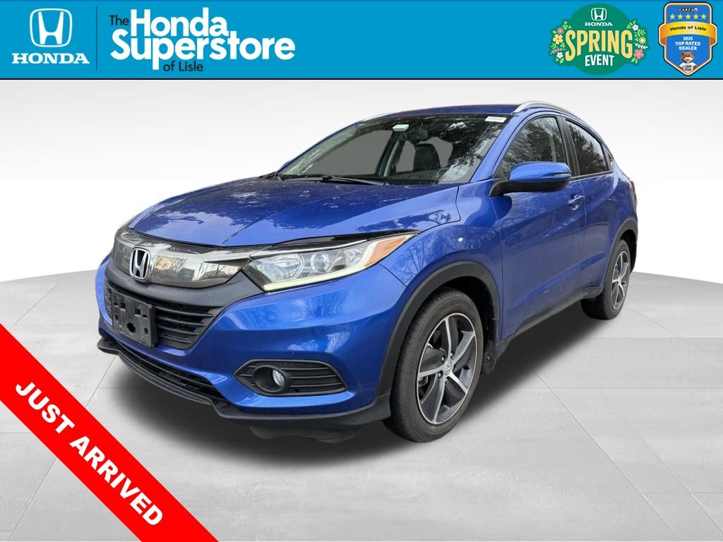 Blue 2021 Honda HR-V EX-L FWD SUV / Crossover Front-Wheel Drive Continuously Variable Transmission