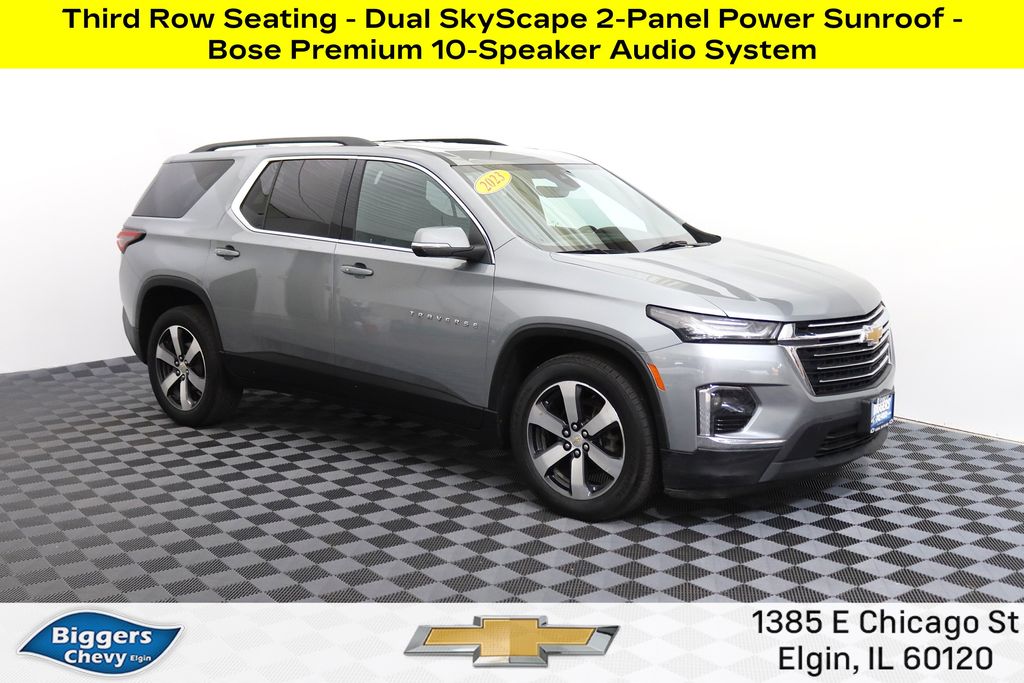 Sterling Gray Metallic 2023 Chevrolet Traverse SUV / Crossover Four-Wheel Drive 9-Speed Automatic
