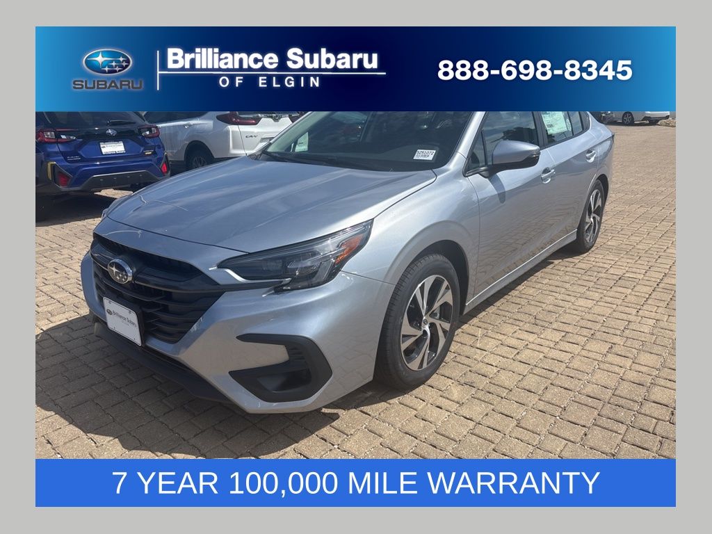 Ice Silver Metallic 2025 Subaru Legacy Premium AWD Sedan All-Wheel Drive Continuously Variable Transmission