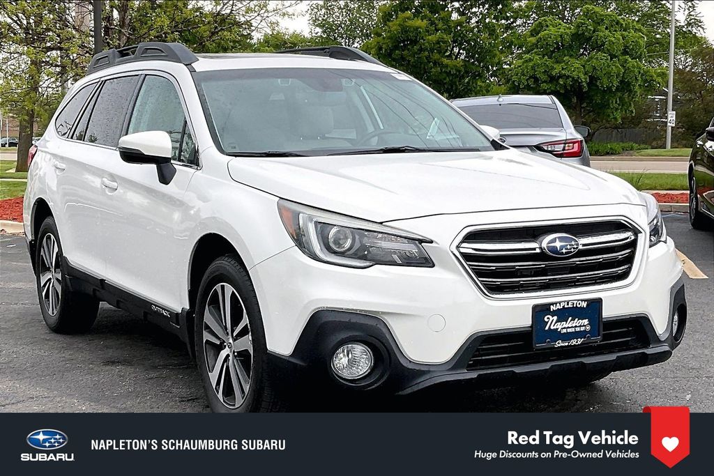 Crystal White Pearl 2018 Subaru Outback Wagon All-Wheel Drive Continuously Variable Transmission