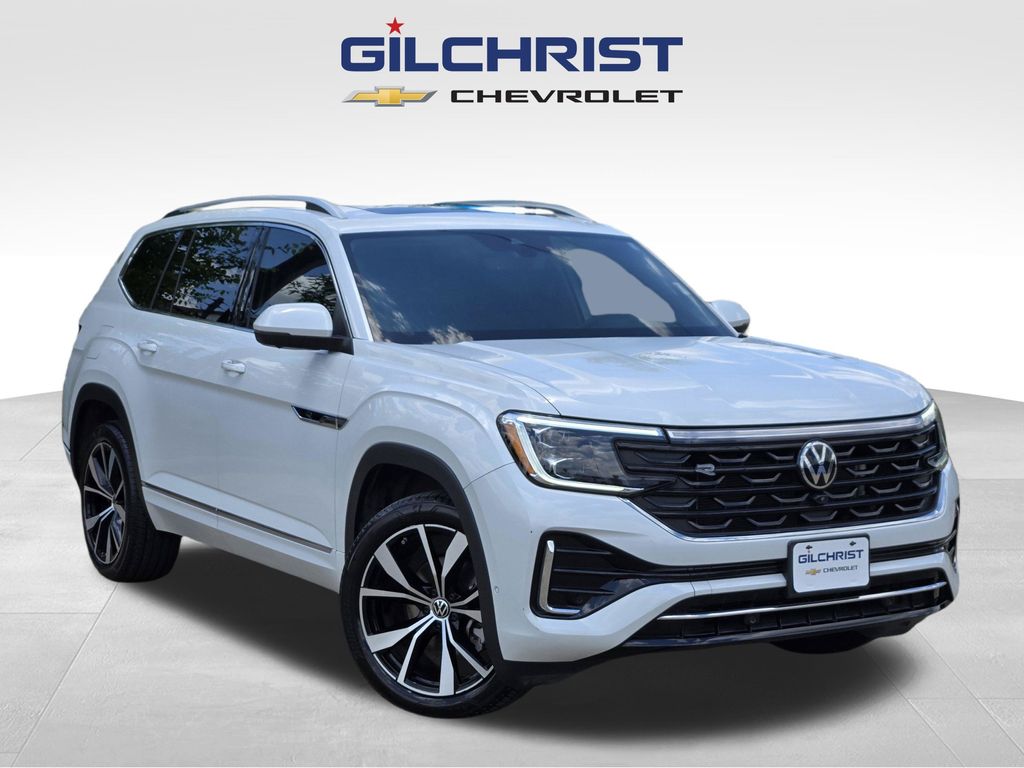 Opal White 2024 Volkswagen Atlas SUV / Crossover All-Wheel Drive 8-Speed Automatic