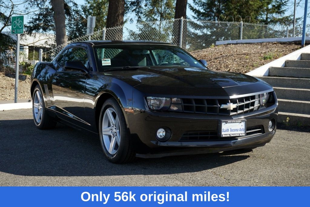 Black 2012 Chevrolet Camaro Coupe Rear-Wheel Drive 6-Speed Automatic