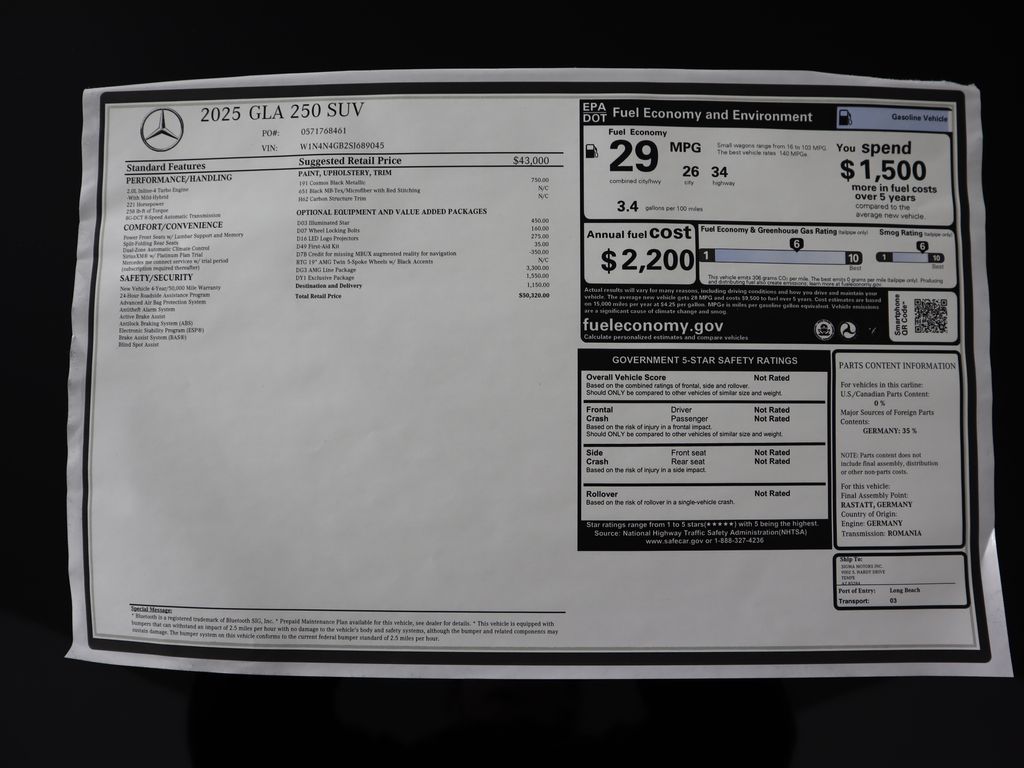 2025 Mercedes-Benz GLA 250 9