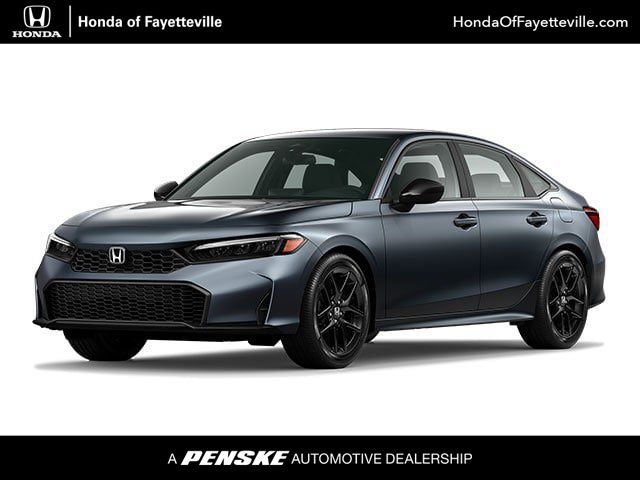 Meteorite Gray Metallic 2026 Honda Civic Sedan Front-Wheel Drive Continuously Variable Transmission
