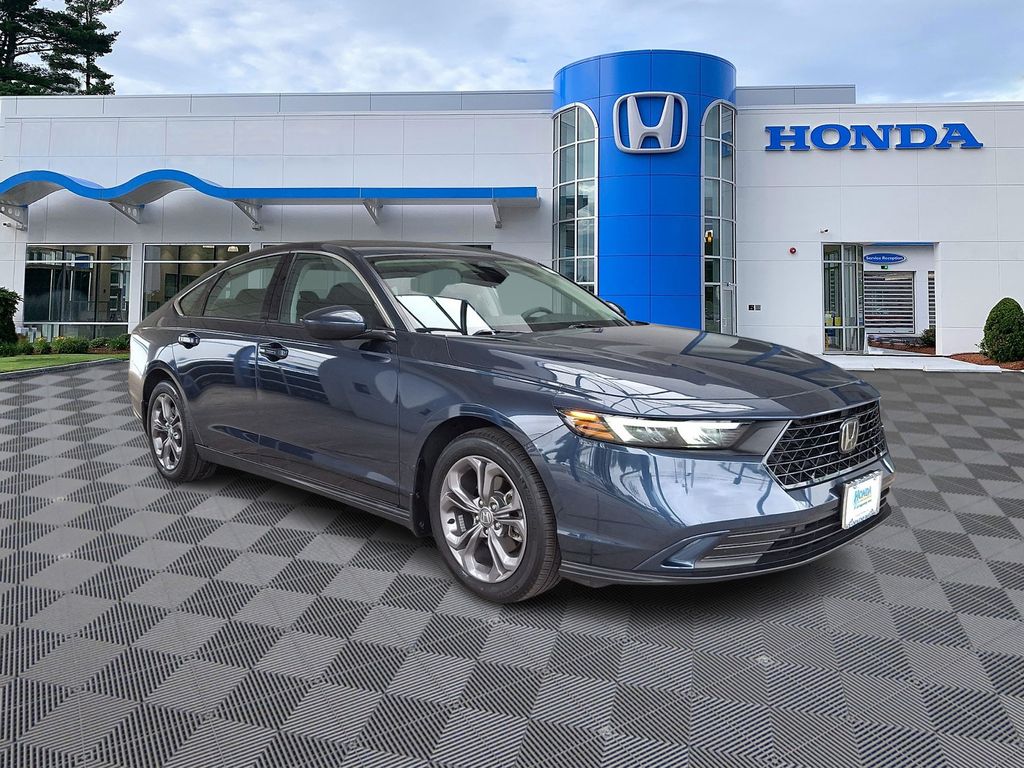 Gray 2024 Honda Accord Sedan Front-Wheel Drive Continuously Variable Transmission