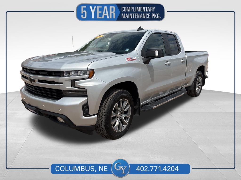 Silver Ice Metallic 2022 Chevrolet Silverado 1500 Pickup Truck Four-Wheel Drive Automatic