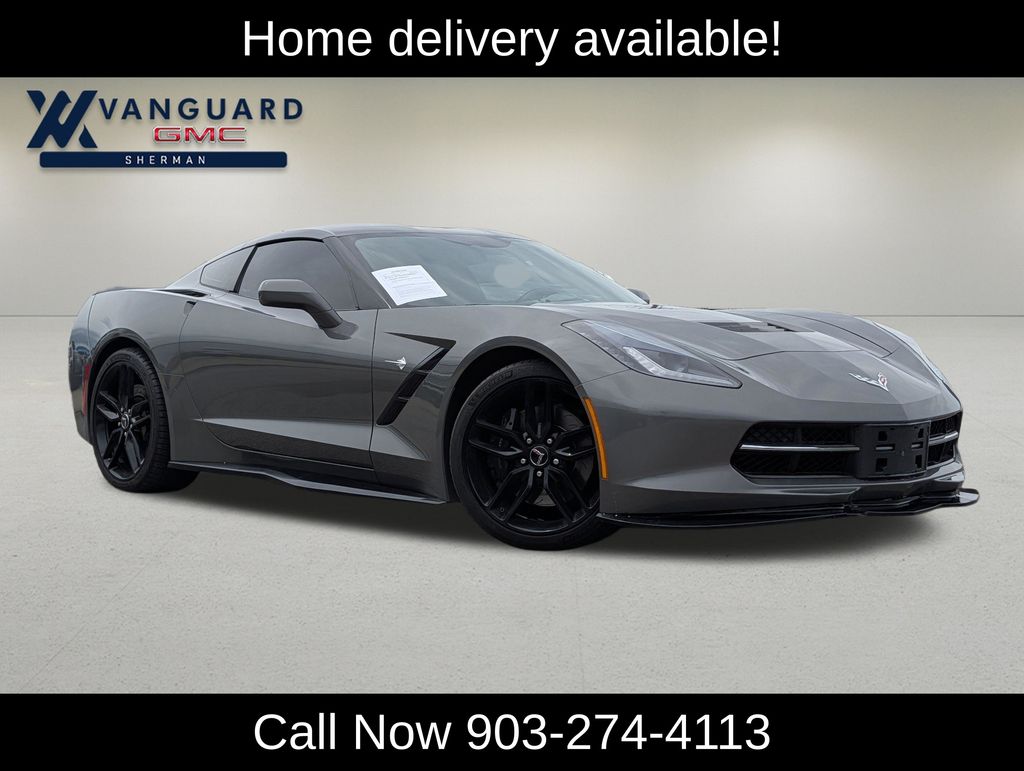 Shark Gray Metallic 2015 Chevrolet Corvette Coupe Rear-Wheel Drive 8-Speed Automatic