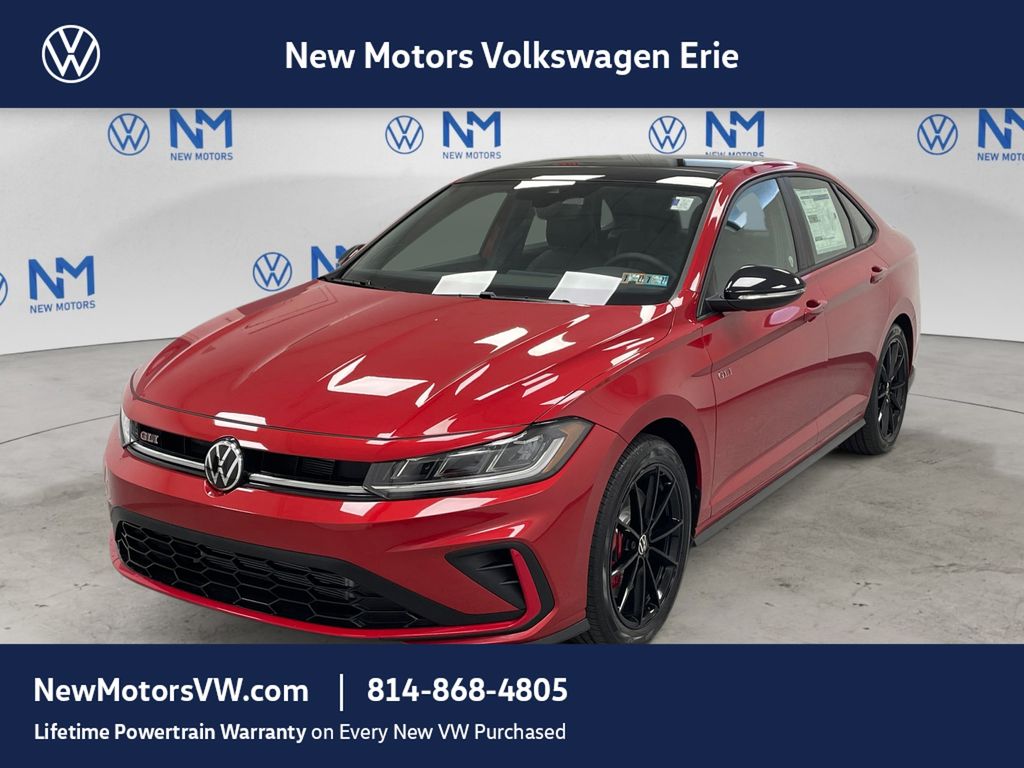 Red Metallic 2026 Volkswagen Jetta GLI Sedan Front-Wheel Drive 7-Speed Dual Clutch