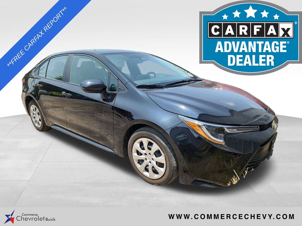 Midnight Black Metallic 2024 Toyota Corolla Sedan Front-Wheel Drive Continuously Variable Transmission