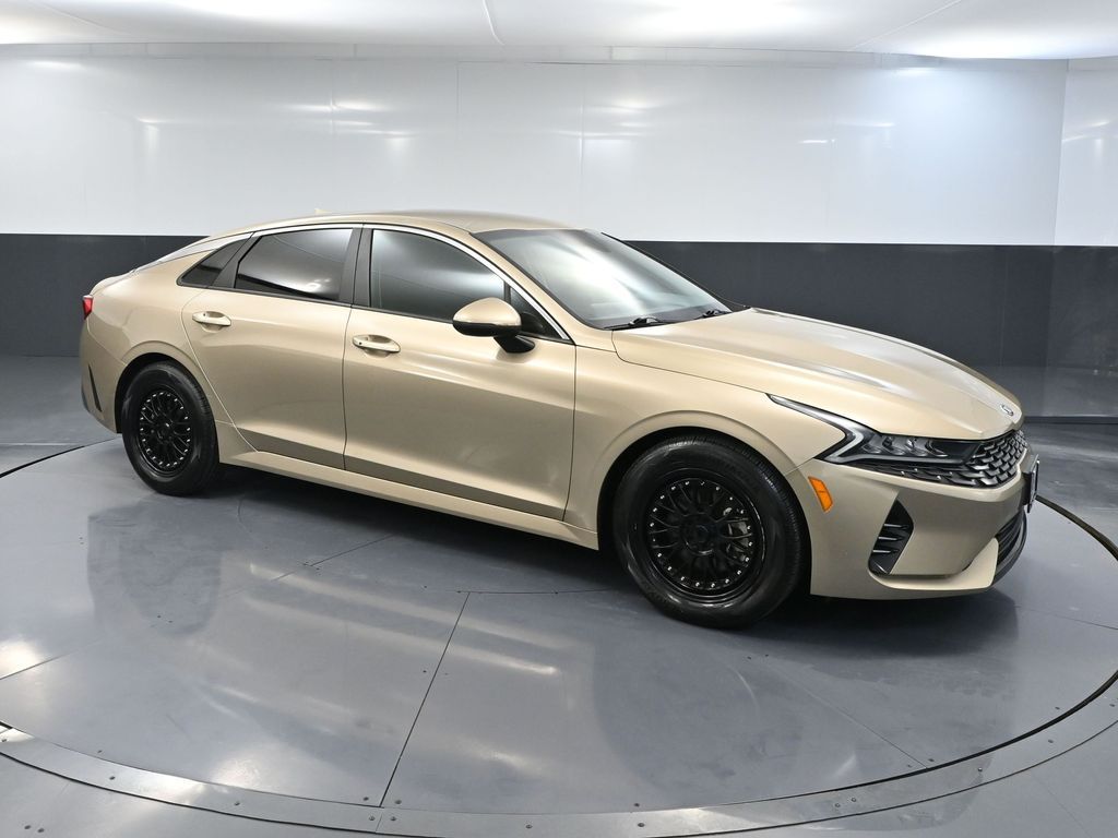 Brown (Crystal Beige) 2021 Kia K5 Sedan Front-Wheel Drive 8-Speed Automatic
