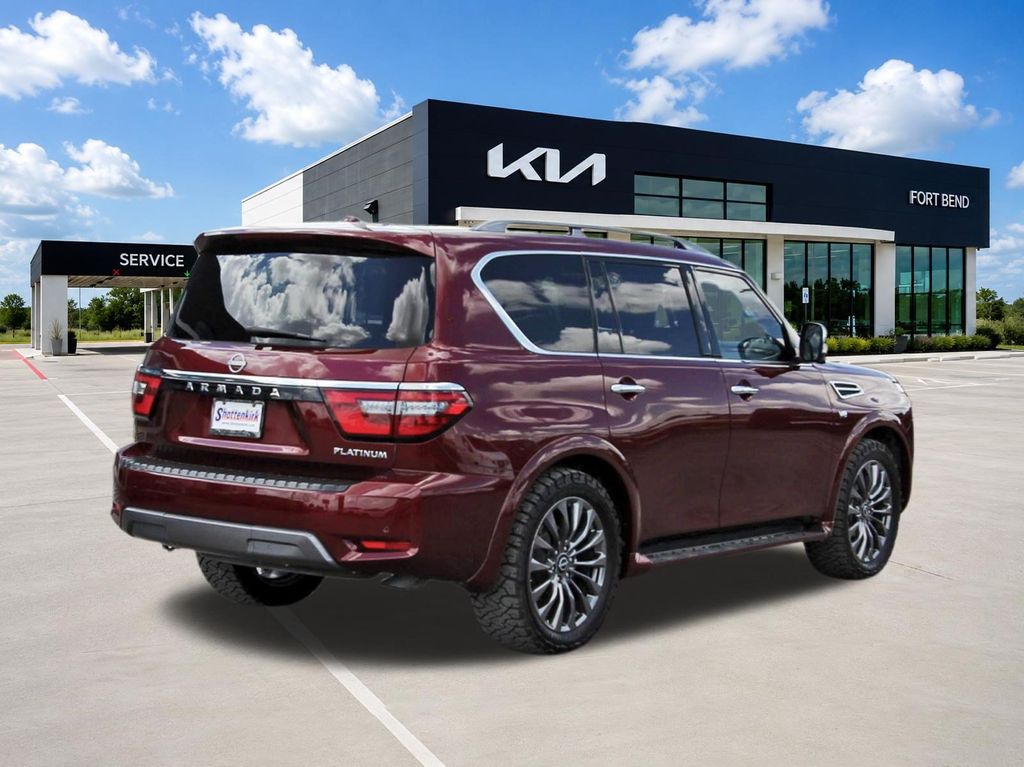 2021 Nissan Armada Platinum Red at Parkway Family Mazda