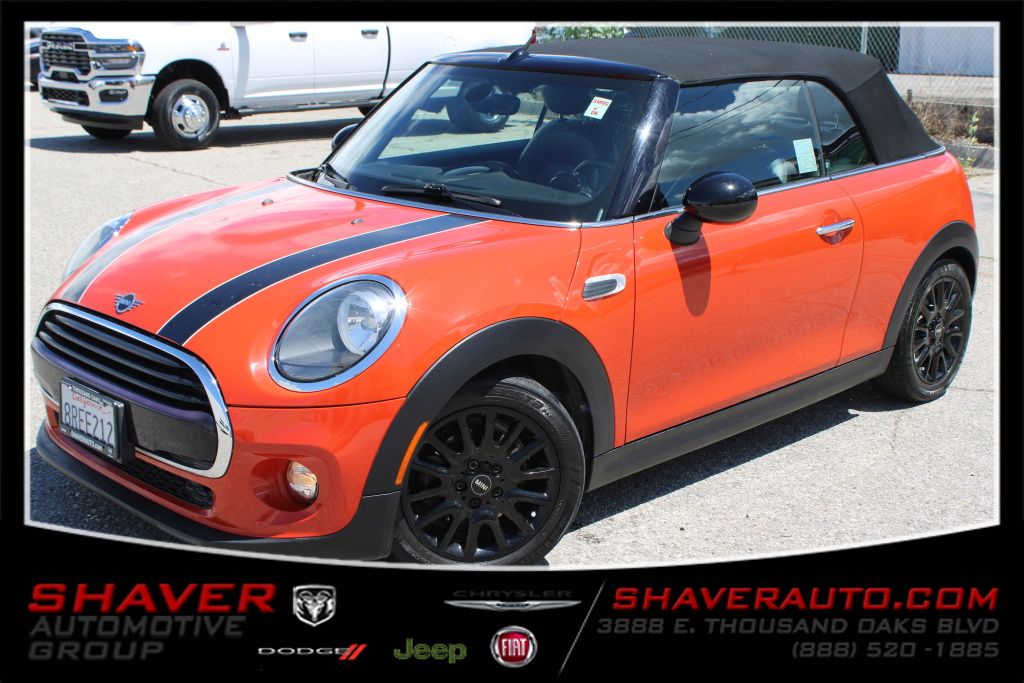 Orange Metallic 2019 MINI Cooper Convertible FWD Convertible Front-Wheel Drive 6-Speed Automatic