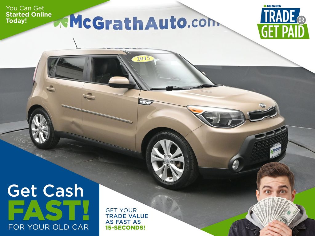 Latte Brown 2015 Kia Soul Wagon Front-Wheel Drive 6-Speed Automatic