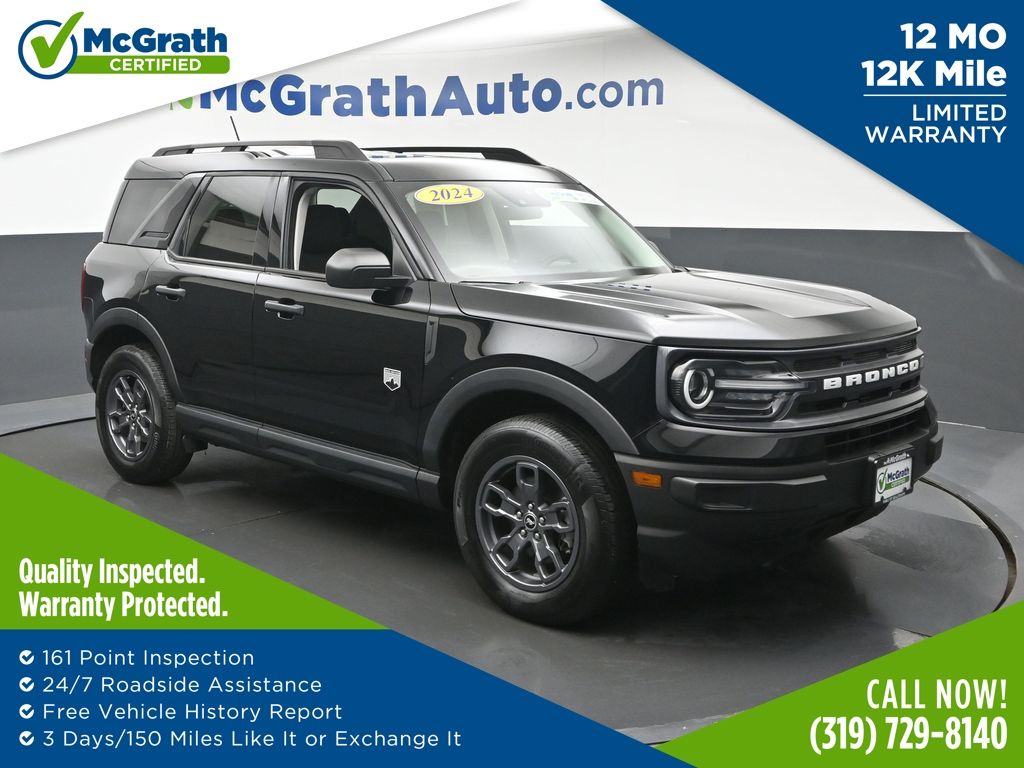 Shadow Black 2024 Ford Bronco Sport SUV / Crossover All-Wheel Drive 8-Speed Automatic