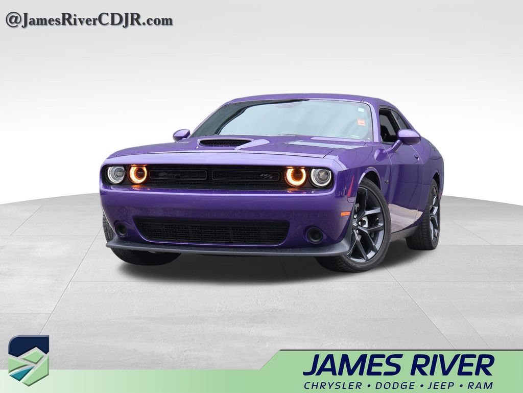 Purple (Plum Crazy Pearlcoat) 2023 Dodge Challenger Coupe Rear-Wheel Drive 8-Speed Automatic