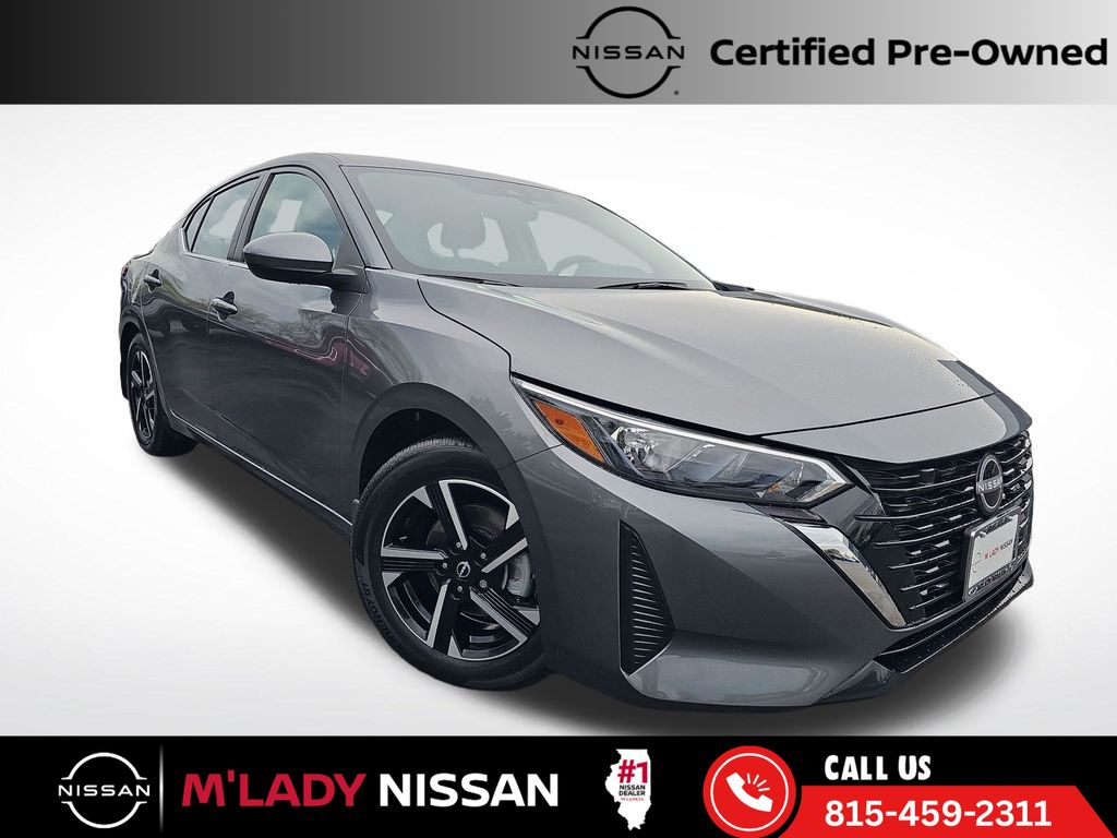 Gray (Gun Metallic) 2024 Nissan Sentra SV FWD Sedan Front-Wheel Drive Continuously Variable Transmission