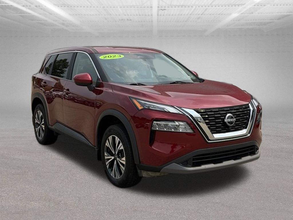 2023 Nissan Rogue SV Red at Bob Ruth Ford