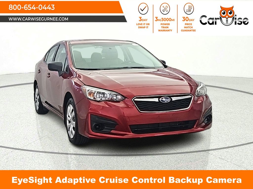 Crimson Red Pearl 2019 Subaru Impreza 2.0i Sedan AWD Sedan All-Wheel Drive Continuously Variable Transmission
