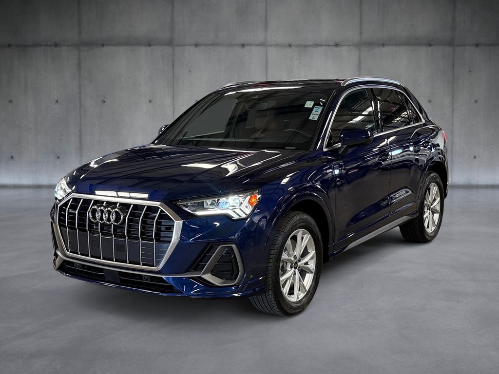 Blue Metallic 2025 Audi Q3 SUV / Crossover All-Wheel Drive 8-Speed Automatic