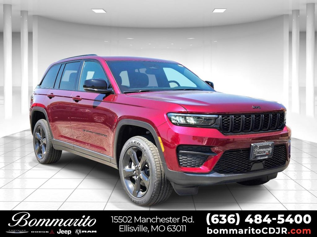 Velvet Red Pearlcoat 2025 Jeep Grand Cherokee Altitude X 4WD SUV / Crossover Four-Wheel Drive 8-Speed Automatic