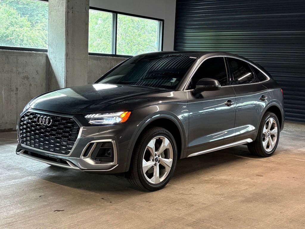 Daytona Gray Pearl 2023 Audi Q5 Sportback Sedan All-Wheel Drive 7-Speed Automatic
