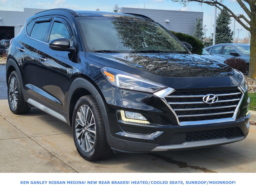 Black Noir Pearl 2021 Hyundai Tucson Ultimate AWD SUV / Crossover All-Wheel Drive 6-Speed Automatic