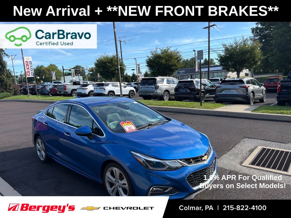 2016 Chevrolet Cruze Premier Sedan FWD