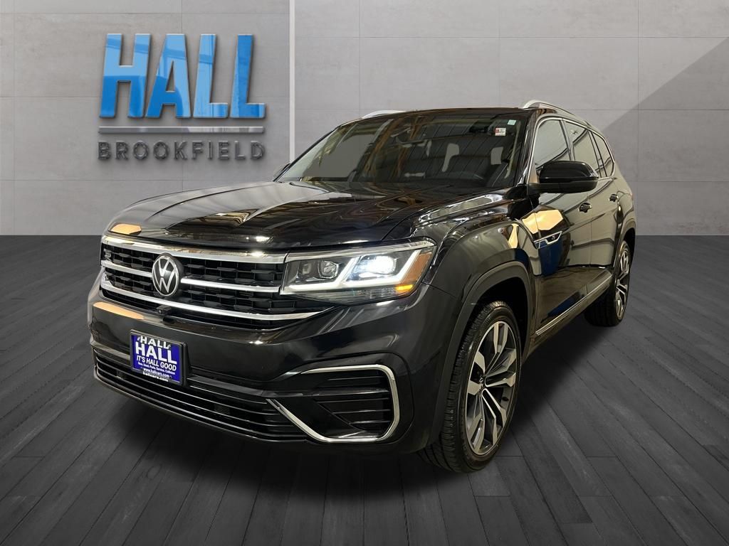Deep Black Pearl 2021 Volkswagen Atlas SUV / Crossover All-Wheel Drive 8-Speed Automatic