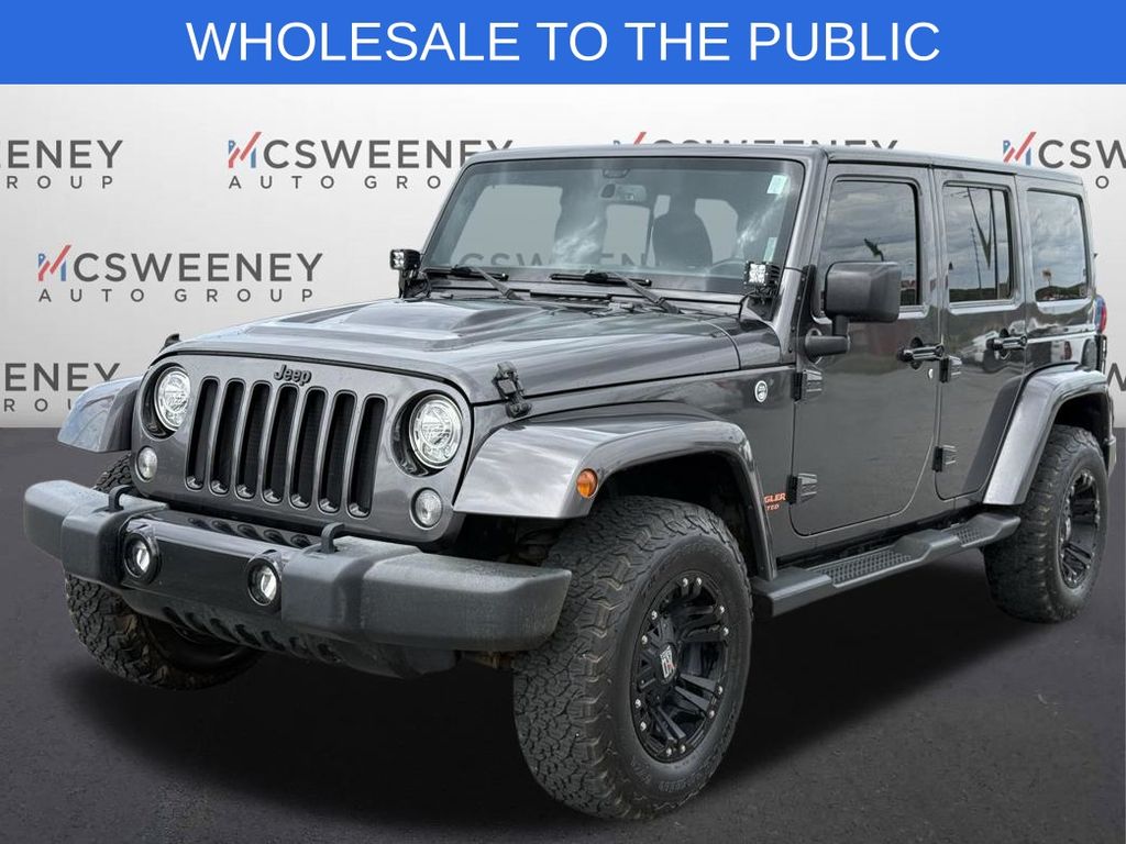 Gray (Granite Crystal Metallic Clearcoat) 2017 Jeep Wrangler Unlimited Sahara 4WD SUV / Crossover Four-Wheel Drive 5-Speed Automatic