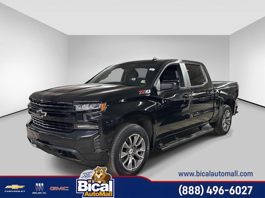Black 2021 Chevrolet Silverado 1500 RST Crew Cab 4WD Pickup Truck Four-Wheel Drive 8-Speed Automatic
