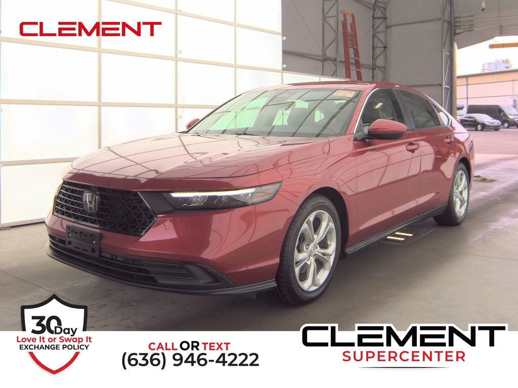 Radiant Red Metallic 2023 Honda Accord Sedan Front-Wheel Drive Continuously Variable Transmission
