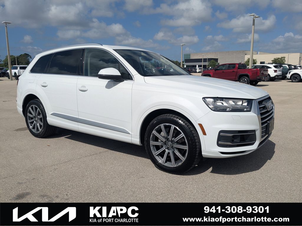 Glacier White 2018 Audi Q7 3.0 TFSI quattro Prestige SUV / Crossover All-Wheel Drive 8-Speed Automatic