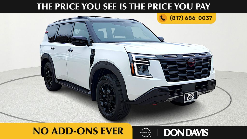Aspen White Tricoat 2026 Nissan Armada SUV / Crossover Four-Wheel Drive 9-Speed Automatic