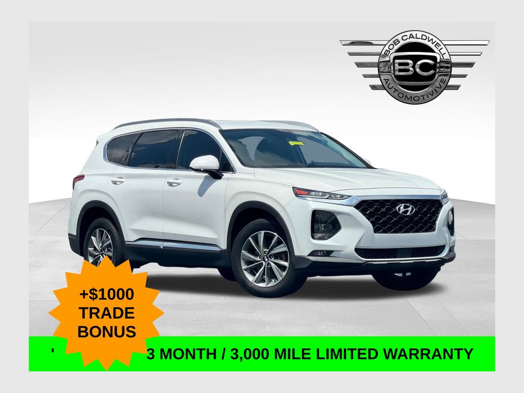 Quartz White 2020 Hyundai Santa Fe SUV / Crossover Front-Wheel Drive 8-Speed Automatic