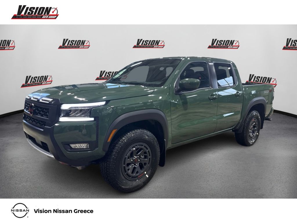Tactical Green Metallic 2025 Nissan Frontier Pickup Truck Four-Wheel Drive 9-Speed Automatic Overdrive