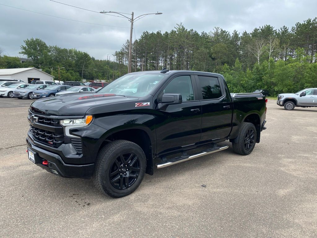 Black 2022 Chevrolet Silverado 1500 Pickup Truck Four-Wheel Drive Automatic