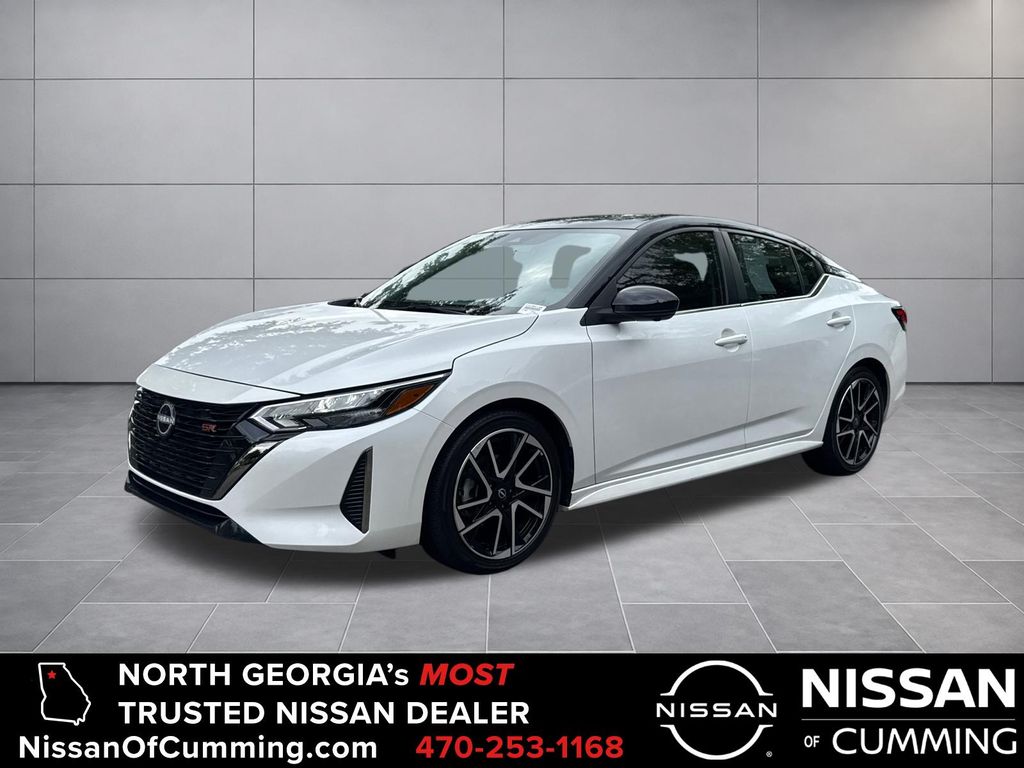 Aspen White 2025 Nissan Sentra Sedan Front-Wheel Drive Continuously Variable Transmission