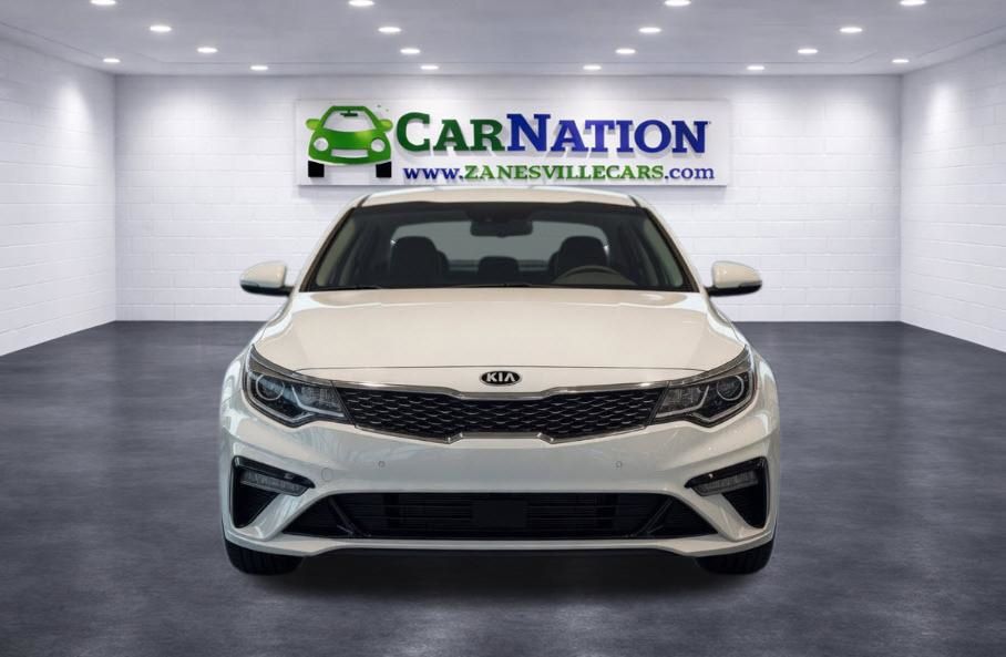 Snow White Pearl 2019 Kia Optima LX FWD Sedan Front-Wheel Drive 6-Speed Automatic