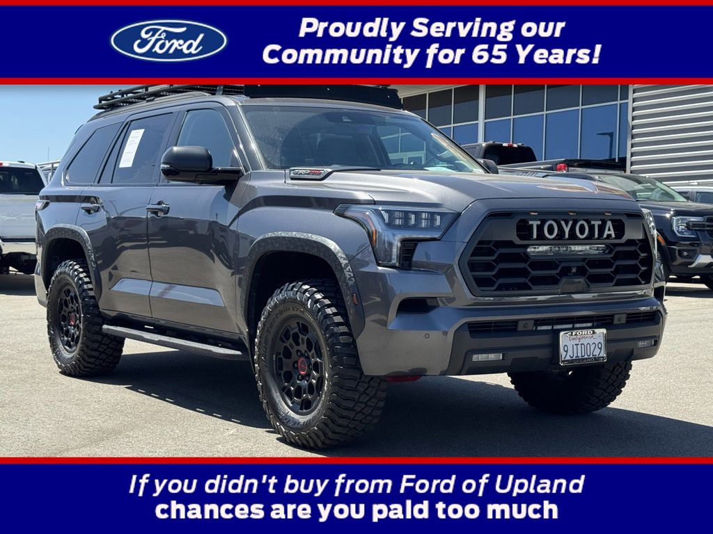 Magnetic Gray Metallic 2023 Toyota Sequoia SUV / Crossover Four-Wheel Drive Automatic
