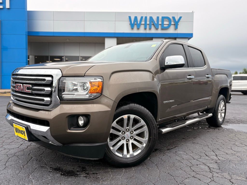Bronze Alloy Metallic 2016 GMC Canyon SLT Crew Cab Pickup Truck 4X2 6-Speed Automatic