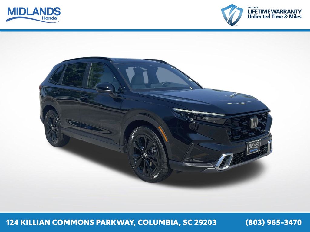 Crystal Black Pearl 2026 Honda CR-V Hybrid SUV / Crossover All-Wheel Drive Continuously Variable Transmission