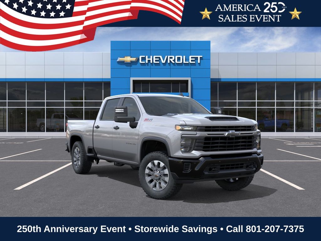 Sterling Gray Metallic 2026 Chevrolet Silverado 2500HD Pickup Truck Four-Wheel Drive Automatic