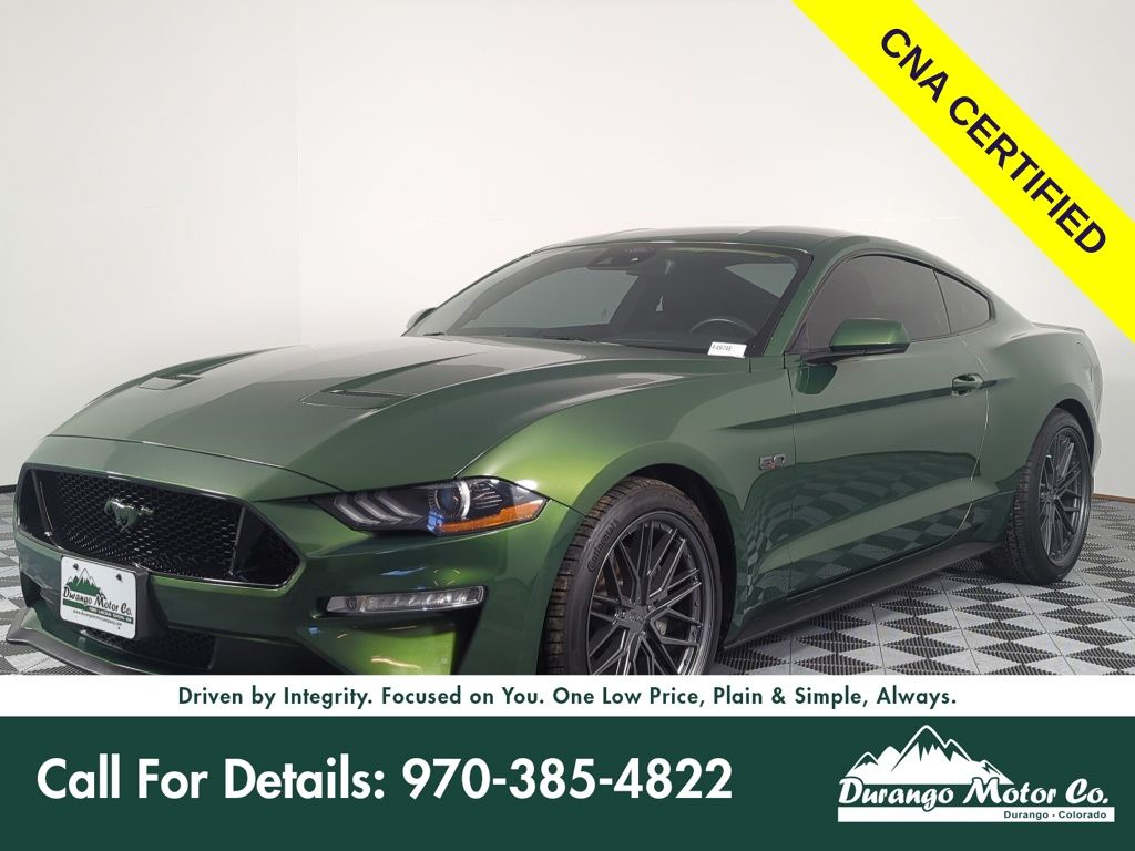 Green Metallic 2022 Ford Mustang Coupe Rear-Wheel Drive Automatic