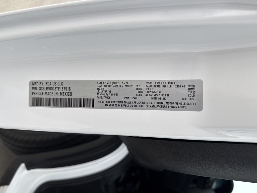 2026 Ram ProMaster 2500 High Roof White at River Oaks CDJR