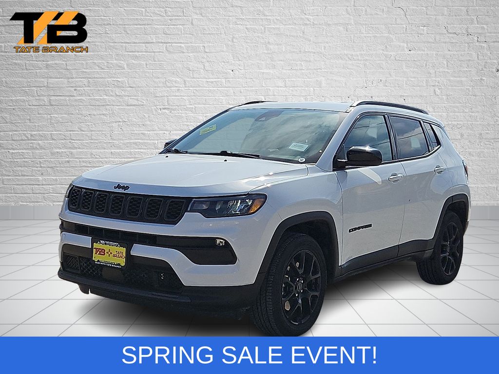 Bright White 2026 Jeep Compass Latitude 4WD SUV / Crossover Four-Wheel Drive 8-Speed Automatic