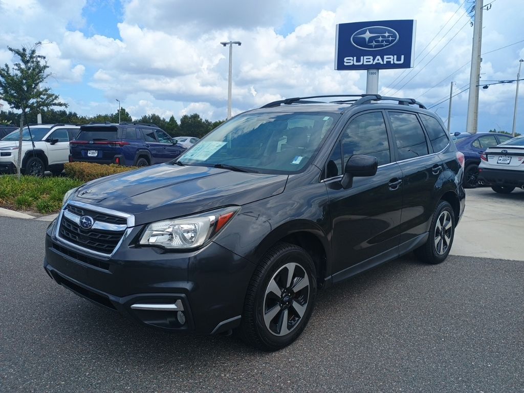 Dark Gray Metallic 2017 Subaru Forester SUV / Crossover All-Wheel Drive Continuously Variable Transmission