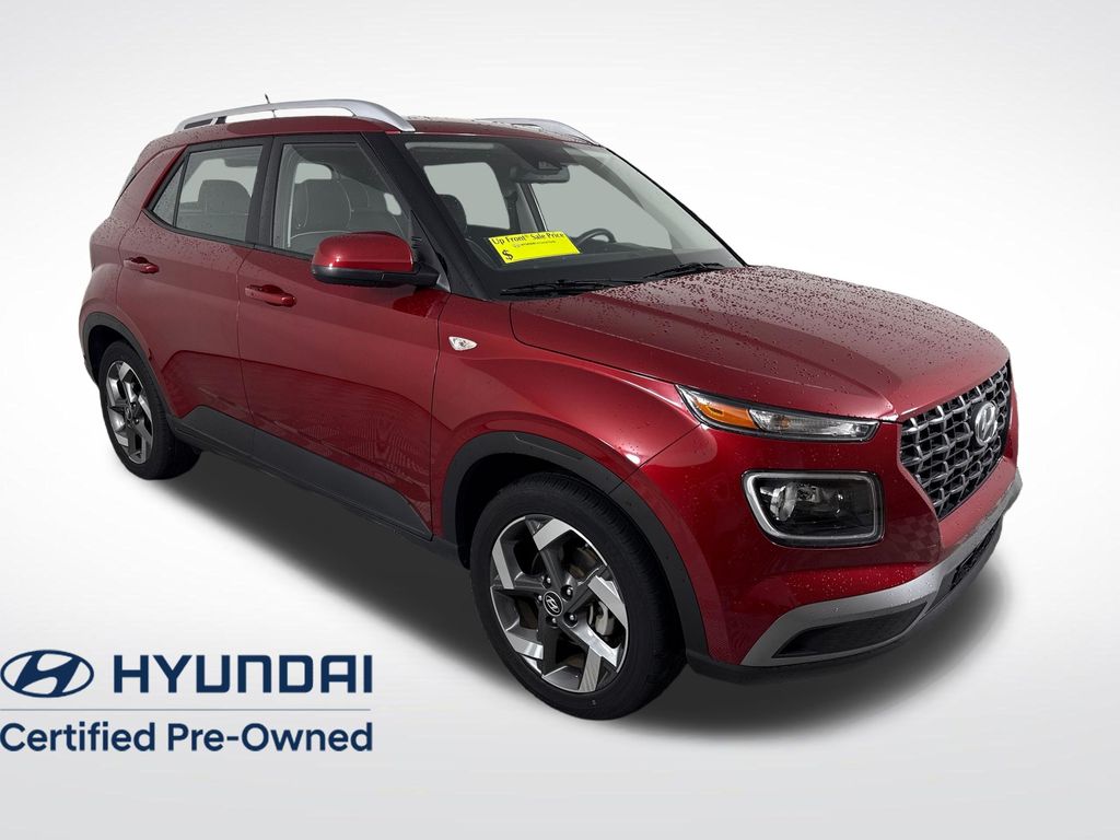 Ultimate Red 2023 Hyundai Venue Limited FWD SUV / Crossover Front-Wheel Drive Continuously Variable Transmission